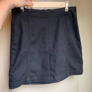 free people black skirt
